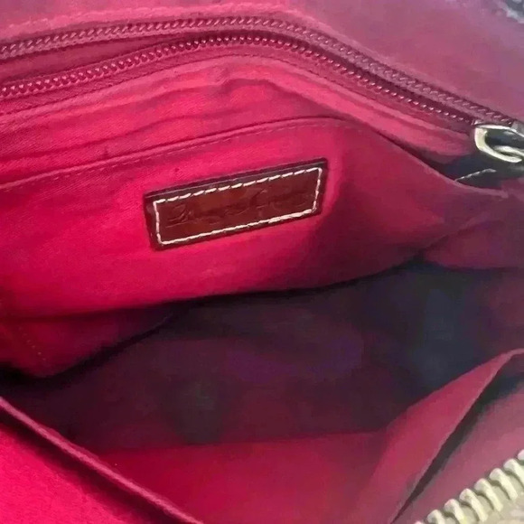 Dooney & Bourke Brown Pebbled Leather Suki Crossbody Purse - Picture 4 of 13